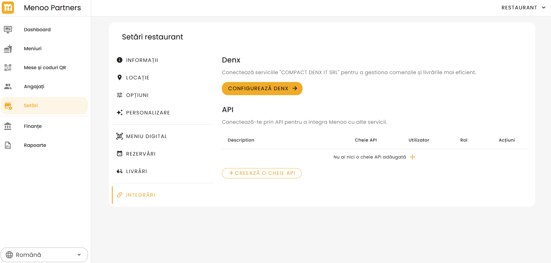 API and integrations